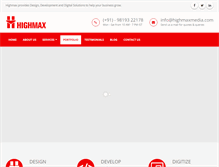 Tablet Screenshot of highmaxmedia.com